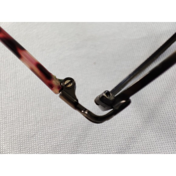 Vintage Giorgio Armani 134 306 Eyeglass Frames Round Gold Tortoise 50-20 Italy - Picture 8 of 14